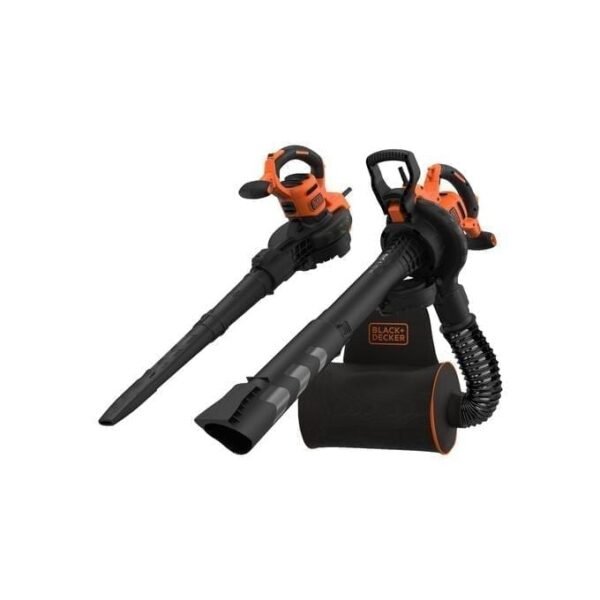 Дувач/вшмукувач за лисја 3000W 72L 404Km/h Black+Decker