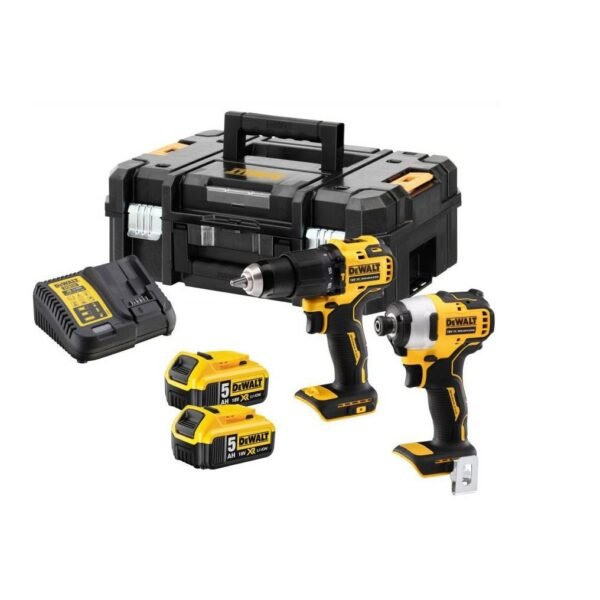 18V Сет дупчалка + удар. одвртувач 2x5Ah TSTAK