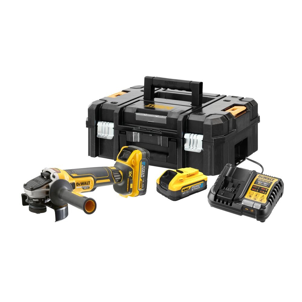 18V Аголна брусилка 125mm FVA 2x5Ah POWERSTACK