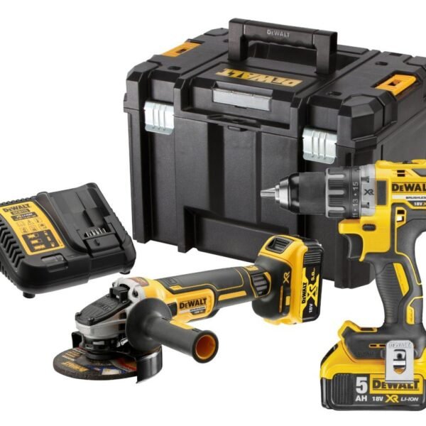 18V Сет дупчалка + аголна брусилка 2x5Ah TSTAK - SBDMK WEBSHOP