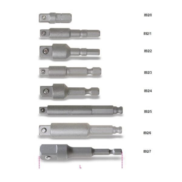 892/3-Адаптер за битови 1/4"-1/4"