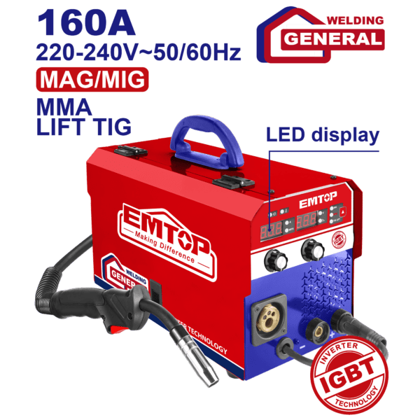 Апарат за заварување 160А EMGT1651 Emtop