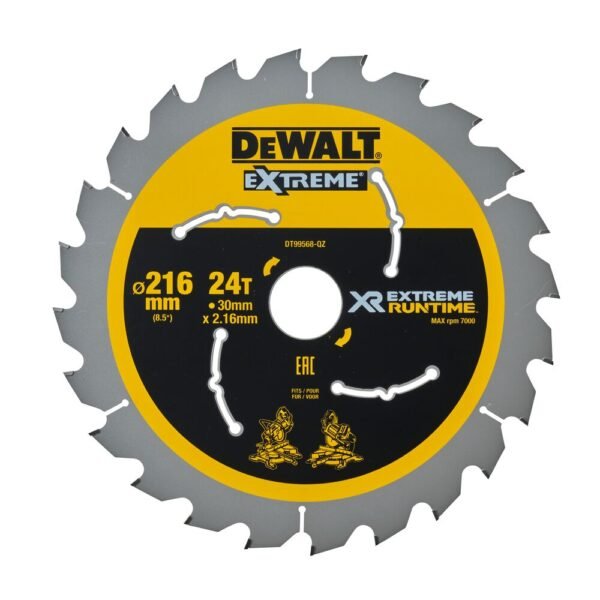 Пила за циркулар xr 216mm x 30mm 24t csb