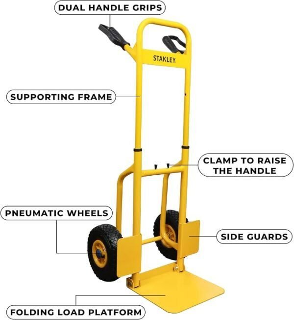 ТРАНСПОРТНА КОЛИЧКА Stanley FT520 | 120 kg | 31 x 29 cm | 11 kg | Челик
